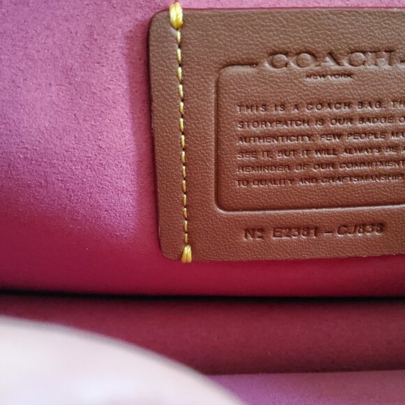 Coach Tabby Shoulder Bag 26 in Rasberry CJ838 - Picture 13 of 13